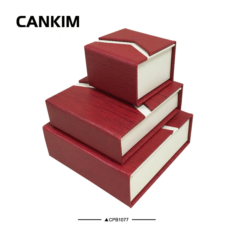 Cankim Small Cardboard Jewelry Boxes Medium Paper Size Jewelry Boxes Jewelry Packaging Box with Insert