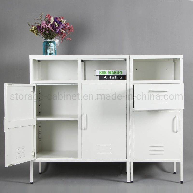 Home Furniture Cabinet Bedside Cabinet with Lock and Drawer