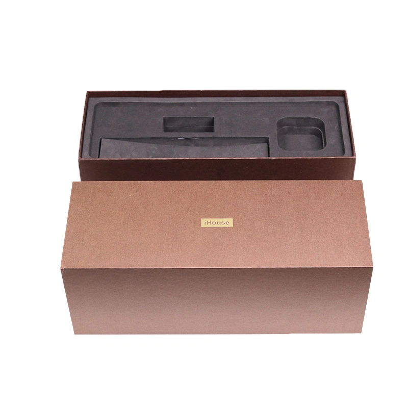 China Wholesale Custom Brown Special Paper Gift Box for Smart Home Products Packaging with EVA Liner (luxury cardboard material)