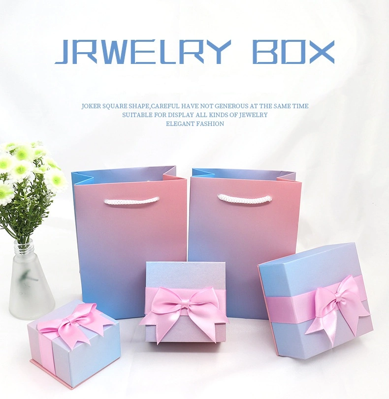 China Wholesale Luxury Bow-Tie Paper Packaging Box and Bag with Custom Logo, Eco-Friendly Recyclable Paper Gift Jewelry Box