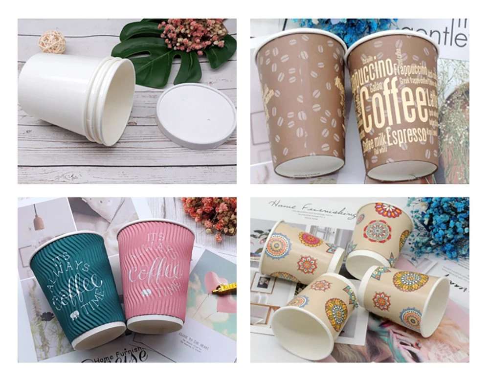 Disposable Food to Go Packaging Container Kraft Paper Soup Cup Take Away Salad Bowl with Lid