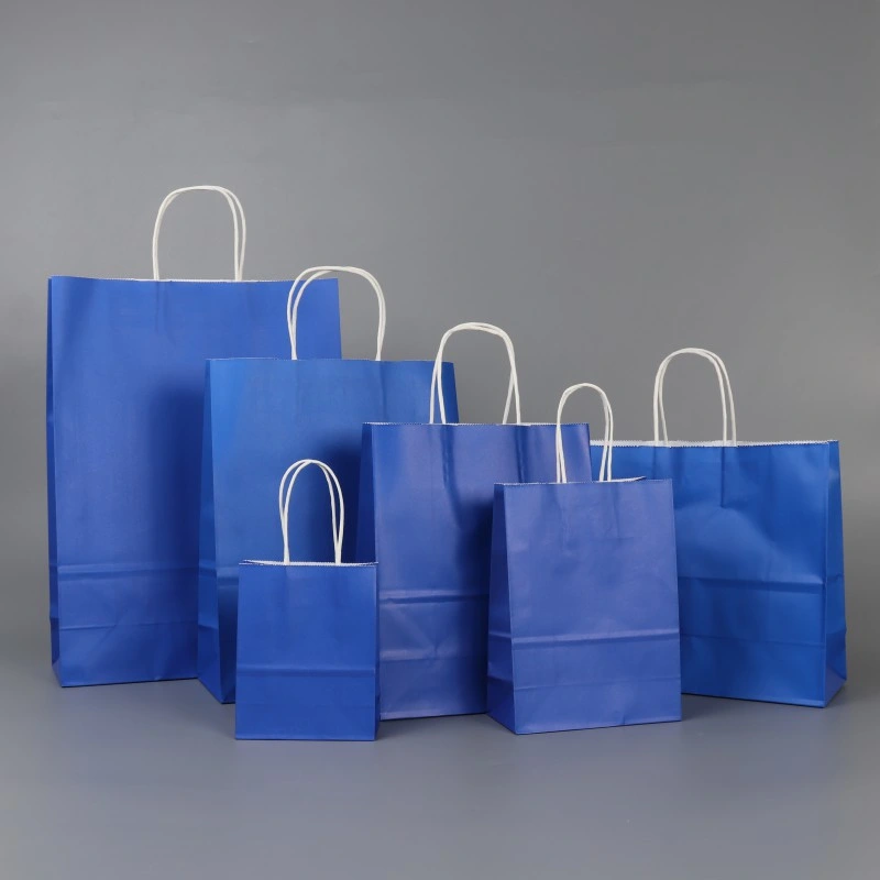 Wholesale Cheap Colourful Printing White Luxury Personalized Handbags Garment Cardboard Cosmetic Food Square Shopping Bag Dress Shopping Kraft Gifts Paper Bag