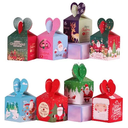 New Christmas Apple Boxpaper Packing Gift Box Printing Candy Paper Boxes