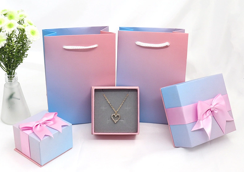 China Wholesale Luxury Bow-Tie Paper Packaging Box and Bag with Custom Logo, Eco-Friendly Recyclable Paper Gift Jewelry Box