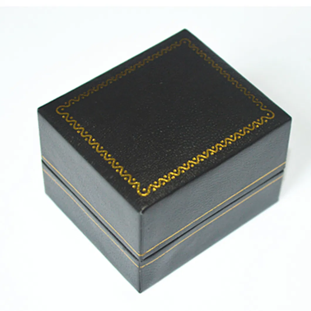 Beautiful Small Packaging Custom Leatheretee Paper Velvet Interior Ring Box