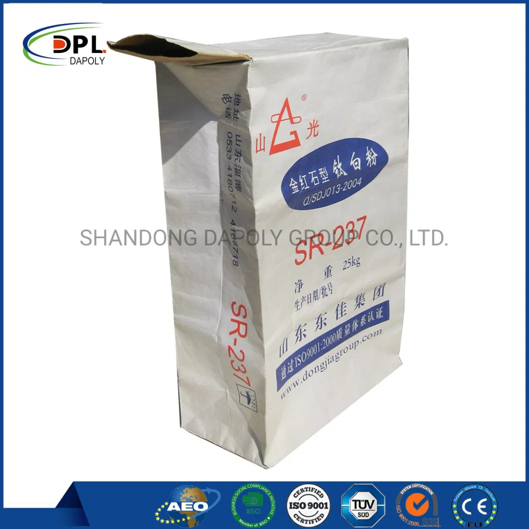 Kraft Paper Bags Stand up Pouch Food Small Brown Paper Bag for Cement Sale