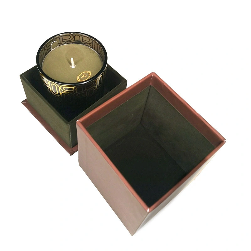 Black Specialty Paper Square Top and Bottom Cover Packaging Box Perfume Gift Box Cardboard Box