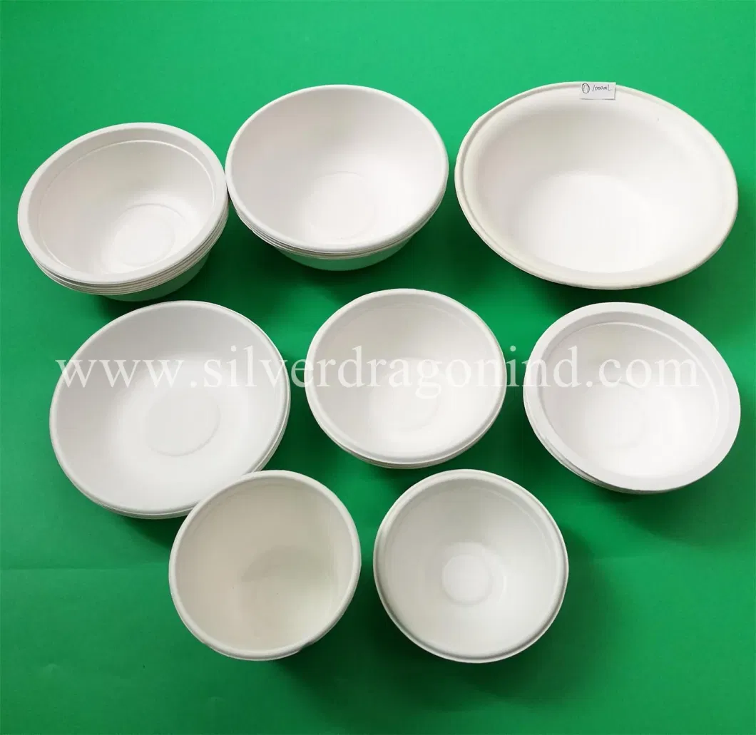 Wholesale Biodegradable Compostable Pulp Paper Tableware Lunch Box, Bowl, Plate, Cup, Tray