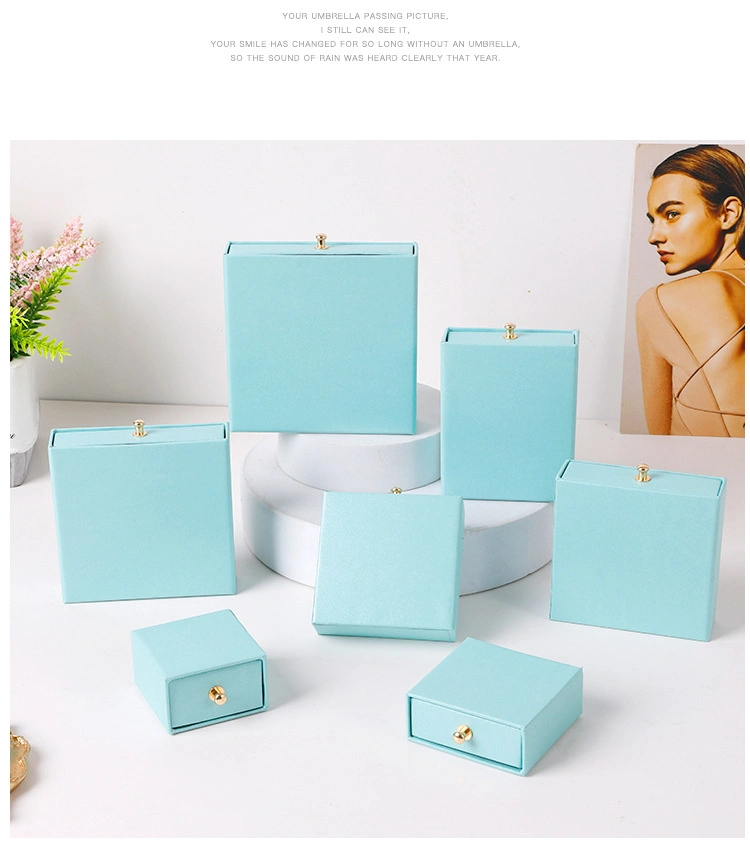 Drawer Box Kraft Paper Jewelry Box Wholesale Paper Box