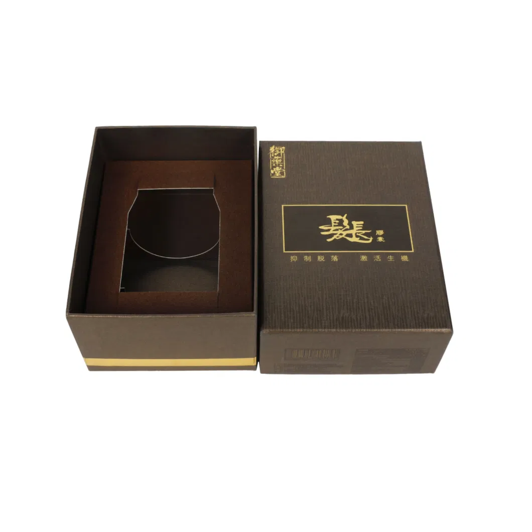 Wholesale Custom Printed Luxury Skincare Black Magnetic Rigid Paper Packaging Gift Cardboard Box