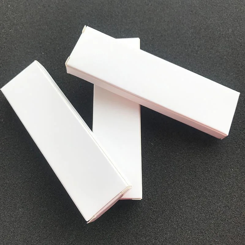 White Cardboard Paper Custom Printing Glossy Matt Lamination Tuck Box for Cosmetics