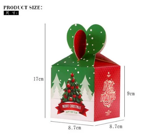 New Christmas Apple Boxpaper Packing Gift Box Printing Candy Paper Boxes