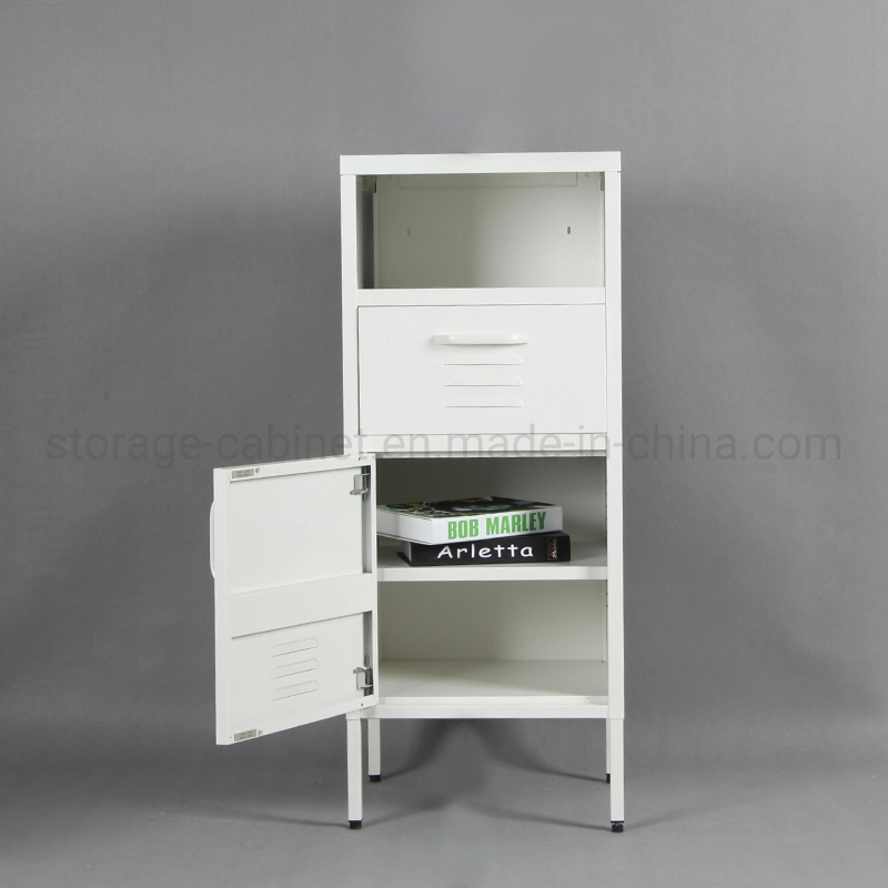 Home Furniture Steel Locker One Single Metal Locker with Leg Stand Feet