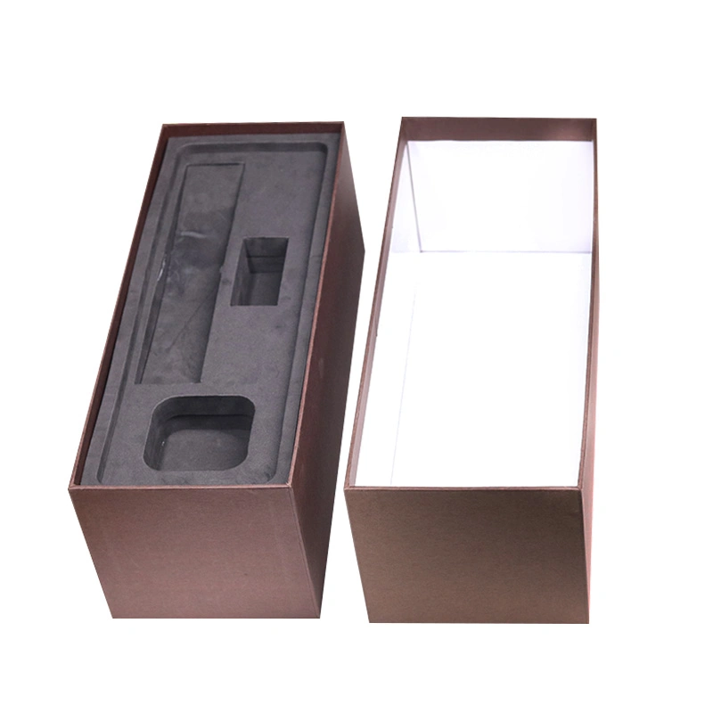 China Wholesale Custom Brown Special Paper Gift Box for Smart Home Products Packaging with EVA Liner (luxury cardboard material)