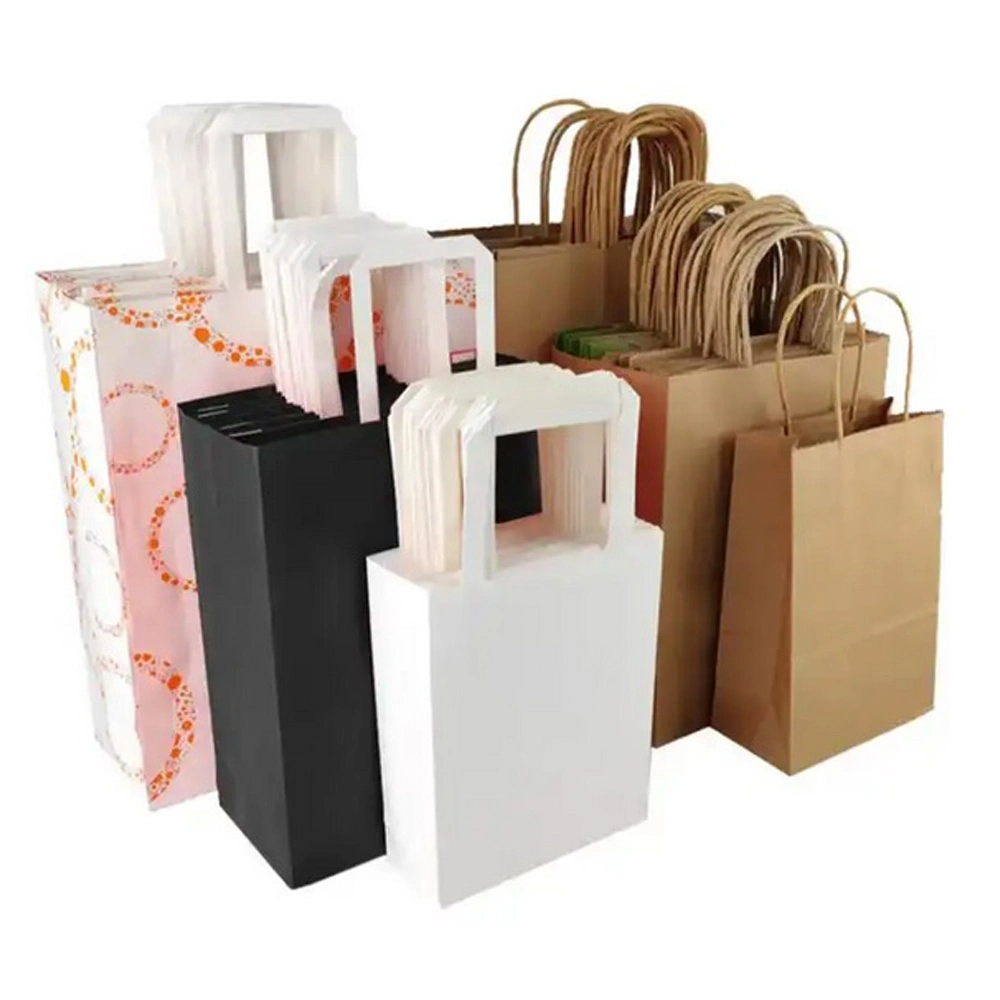 Coffee and Tea Takeaway Cheap 1 2 4 Cup Bag Brown Craft Paper Bag