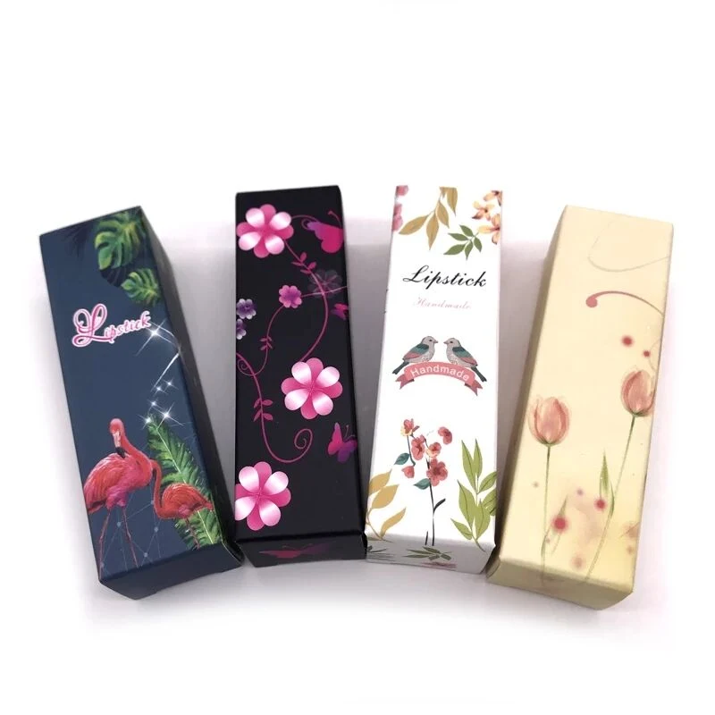 Custom Empty Lip Gloss Paper Packing Carton Small Package Box Mini Packaging Box for Liquid Lipstick