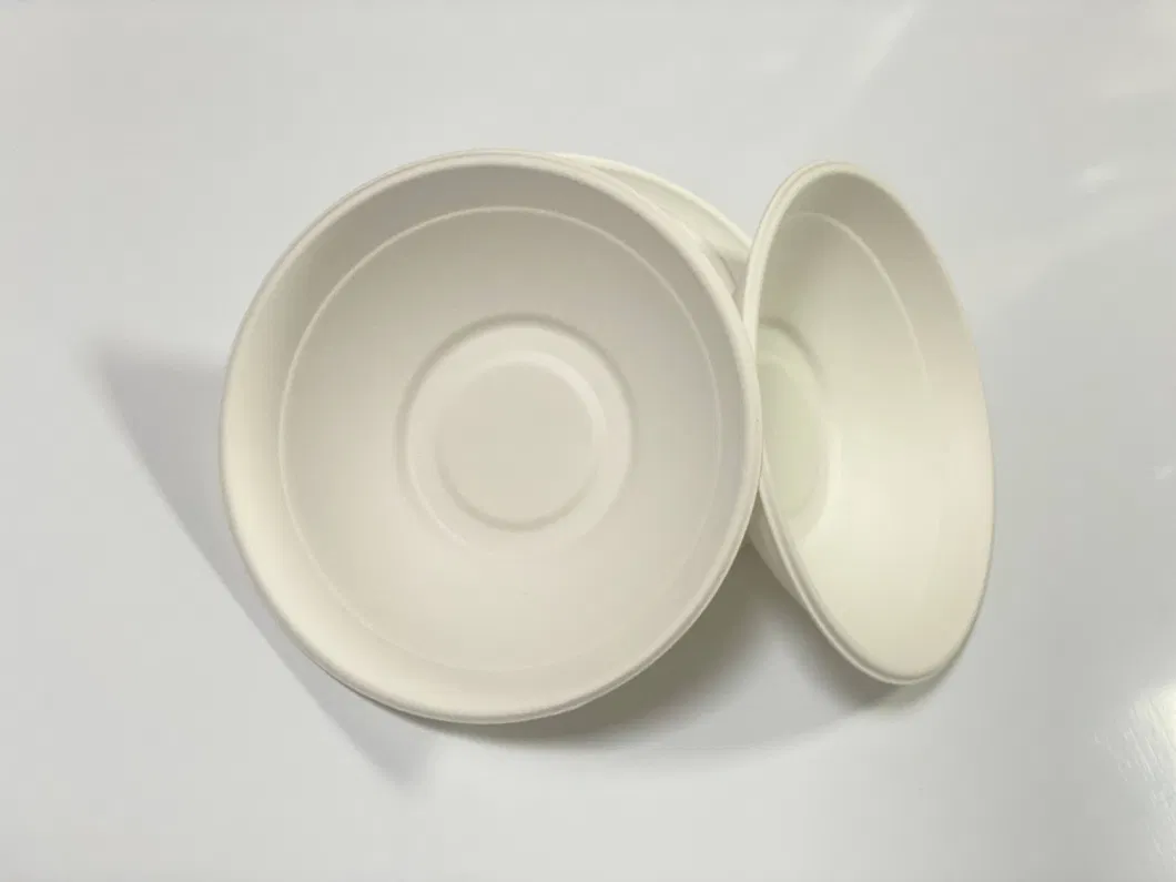 Disposable Biodegradable Sugarcane Eco-Friendly Paper Bowl Takeaway Container