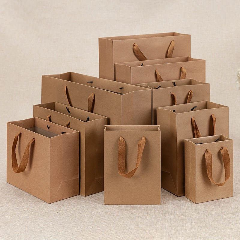 Wholesale Degradable Eco-Friendly Zipper Sealed Stand Virgin Raw Recycle Plastic Kraft Paper Gift Food Bread Coffee Packaging Bag with Window