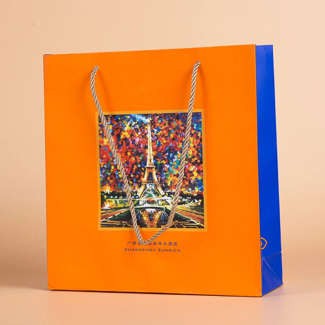 Custom Wholesale Printing Logo Paper Shopping Gift Kraft Bag for Jewelry Packaging