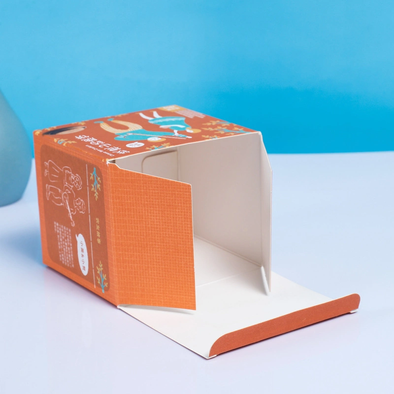 Local Specialty Snacks Folding Paper Box Delicious Yam Cake Kraft Paper Box