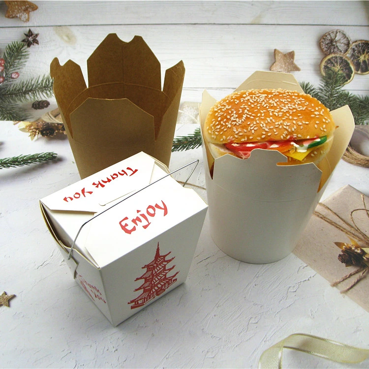 Takeaway Fast Food Packaging Paper Food Containers