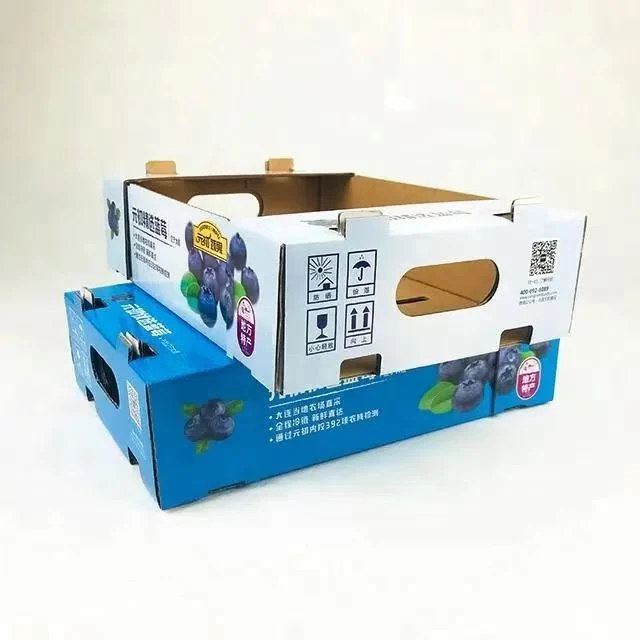 China Factory Cheap Price Corrugated Paper Fruit Vegetable Carton Packing Banana Gift Box