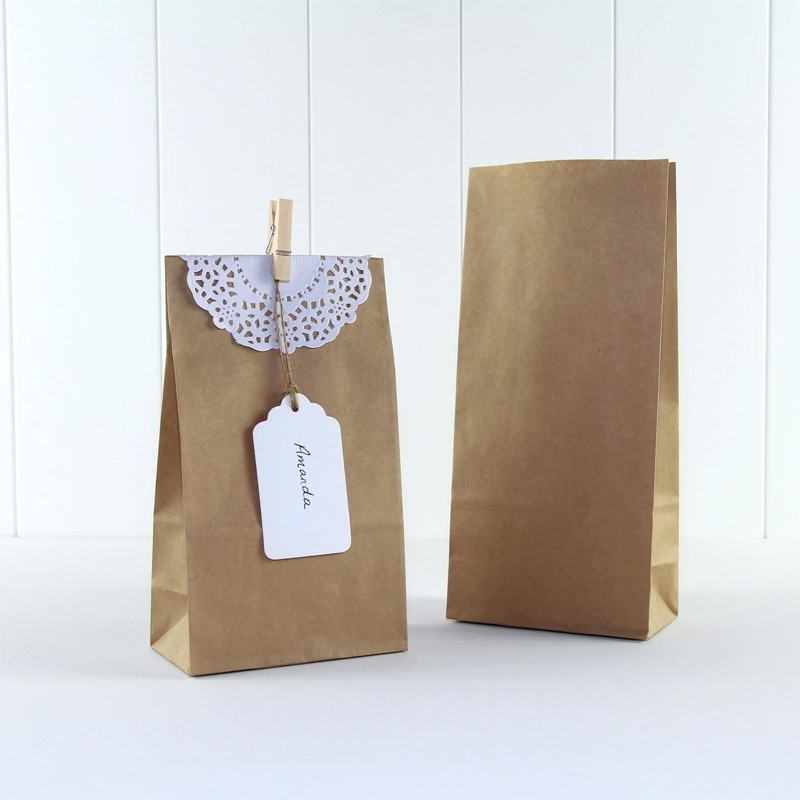 Hot Sale Brown Kraft Paper Handle Gift Bags