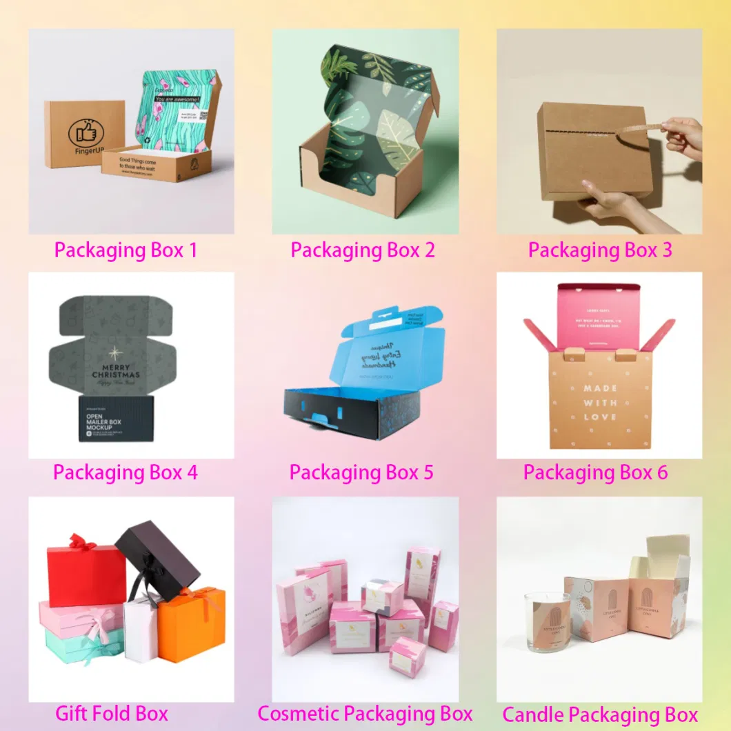 OEM Custom Logo Printed Mini USB Fan Hand Hold Packaging Paper Box