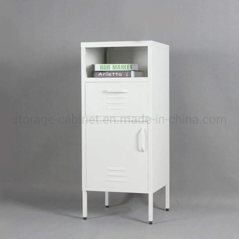 Home Furniture Steel Locker One Single Metal Locker with Leg Stand Feet