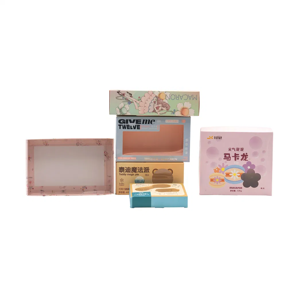 Clear Lid Craft Custom Size Transparent Window Gift Fashion Accessories Packaging Kraft Paper Box