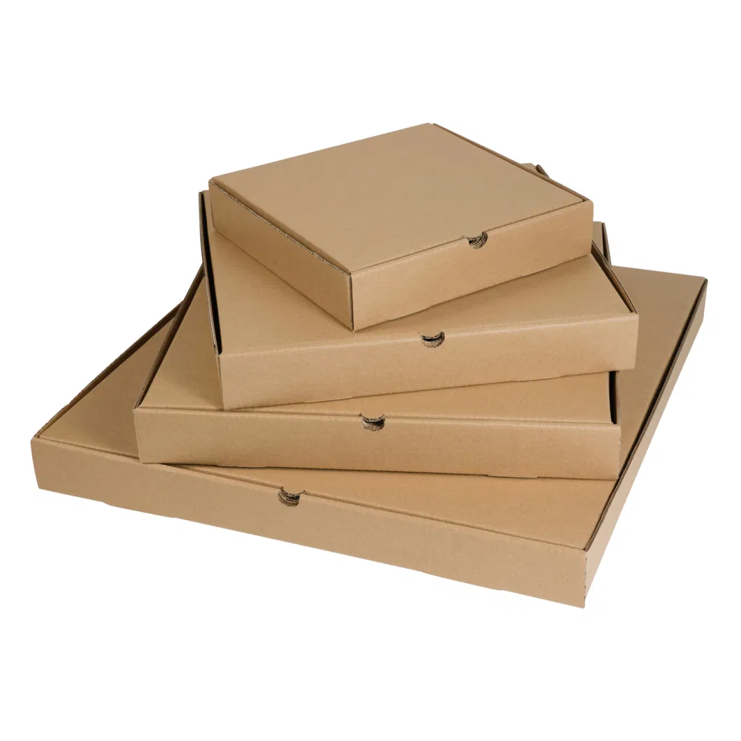 Food Packing Forests Packaging Customized Size Slice Delivery Paper Packaging Pizza Box