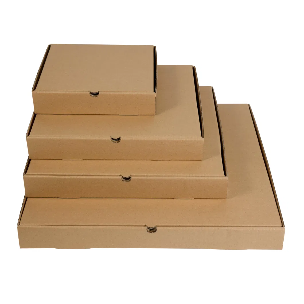 Food Packing Forests Packaging Customized Size Slice Delivery Paper Packaging Pizza Box