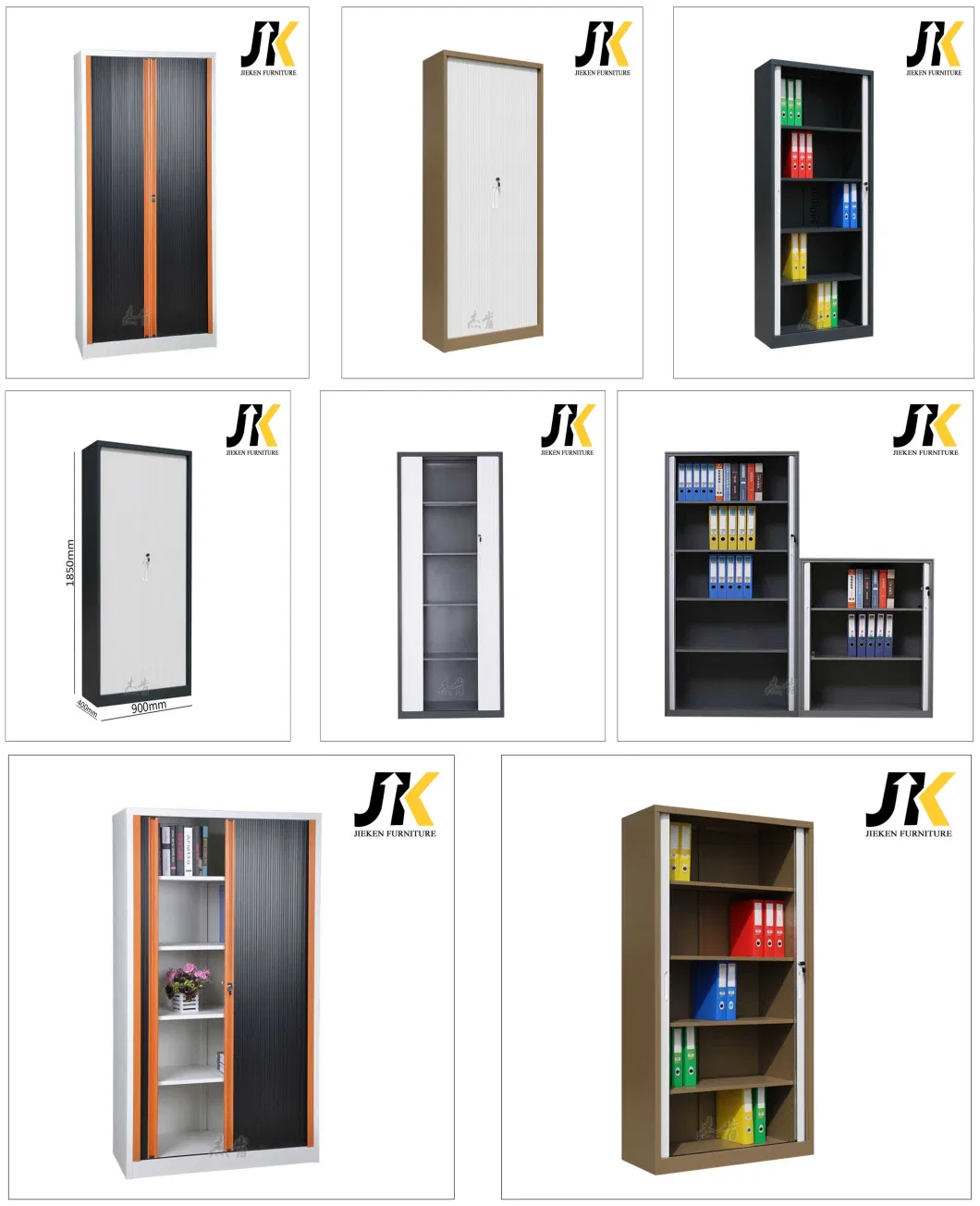 Single-Door Locker Living Room Steel Cabinet Simple Bedside Table