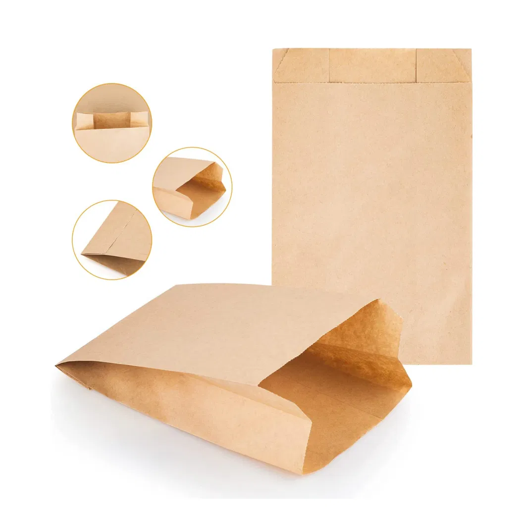 2lb Brown Paper Lunch Bags Kraft Paper Sandwich Bags