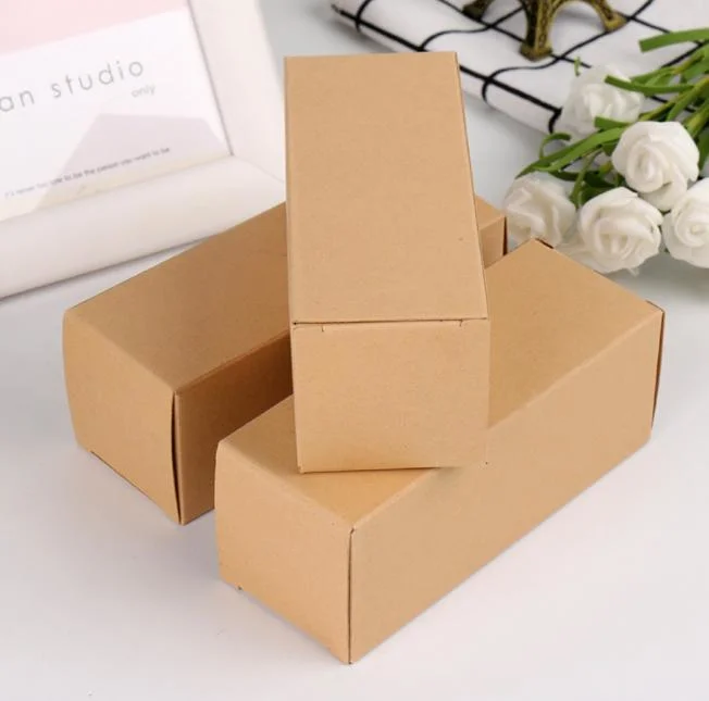 Prompt Goods 3*3*8cm Mini Folding Small Paper Gift Box