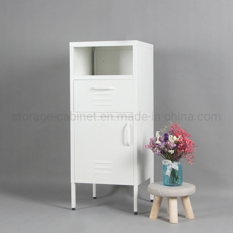 Home Furniture Cabinet Bedside Cabinet with Lock and Drawer