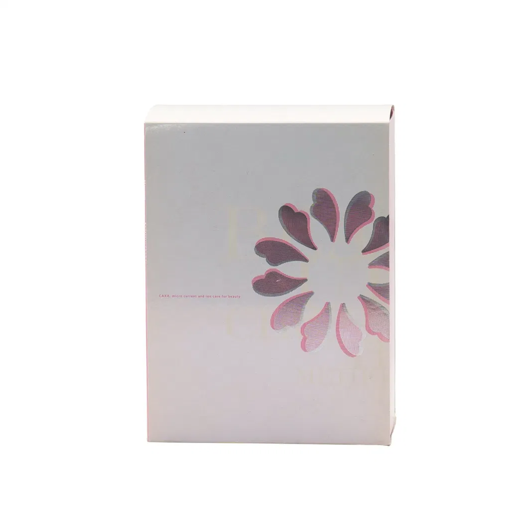 Rigid Cardboard Paper UV Coated Pink Lid and Base Boxes for Giftware