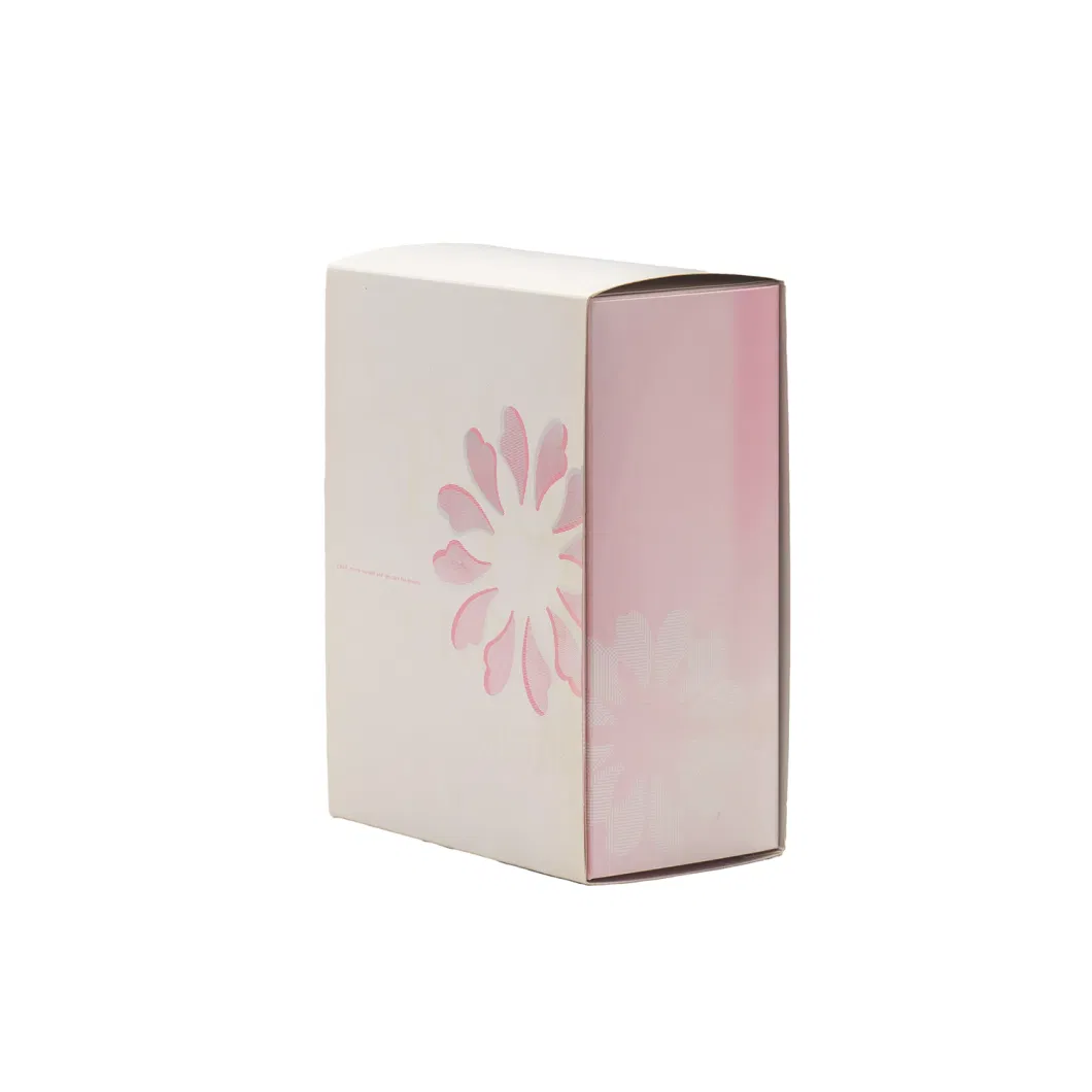 Rigid Cardboard Paper UV Coated Pink Lid and Base Boxes for Giftware