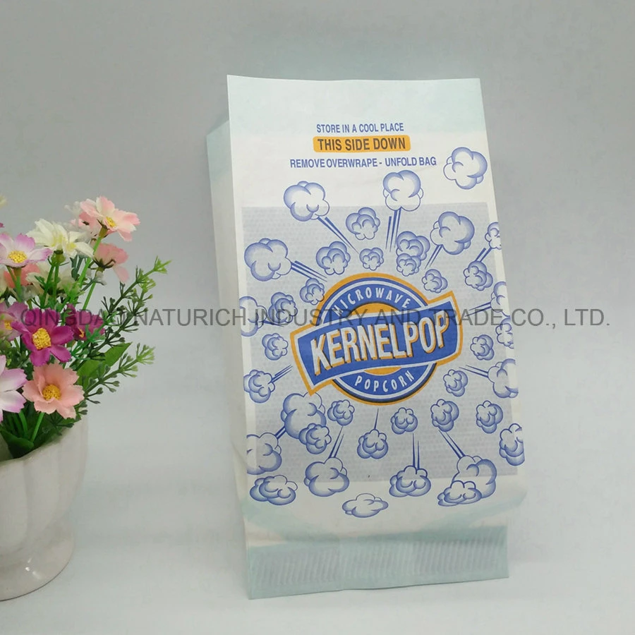 Eco Friendly Moisture Proof Paper Popcorn Pizza Sandwich Bags