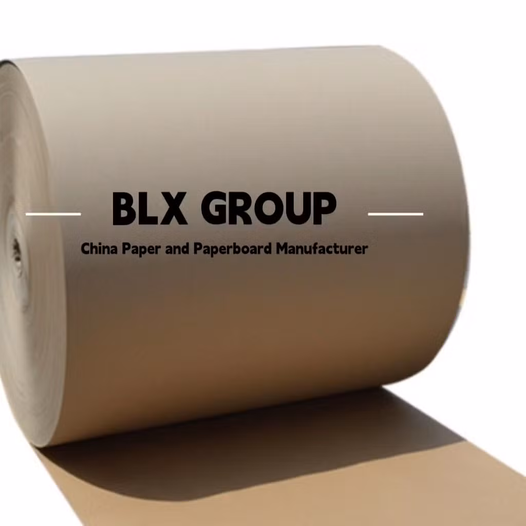 80g High Bursting Strength Recycled Brown Kraft Testliner Paper for Corrugated Box