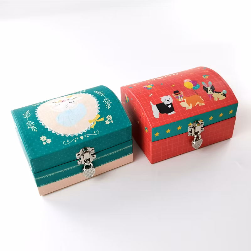 FSC BSCI Custom Full Color Printing Luxury Fashion Flat Toy Packing Foldable Cardboard Carton Paper Packaging Gift Present Shipping Storage Box with Handle