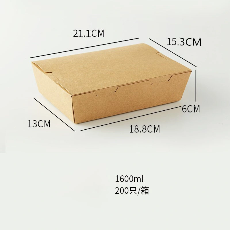 Disposable Card Board Packaging Customized Logo Burger Box Kraft Paper Takeaway Car and Fries Box Wholesale Food Box