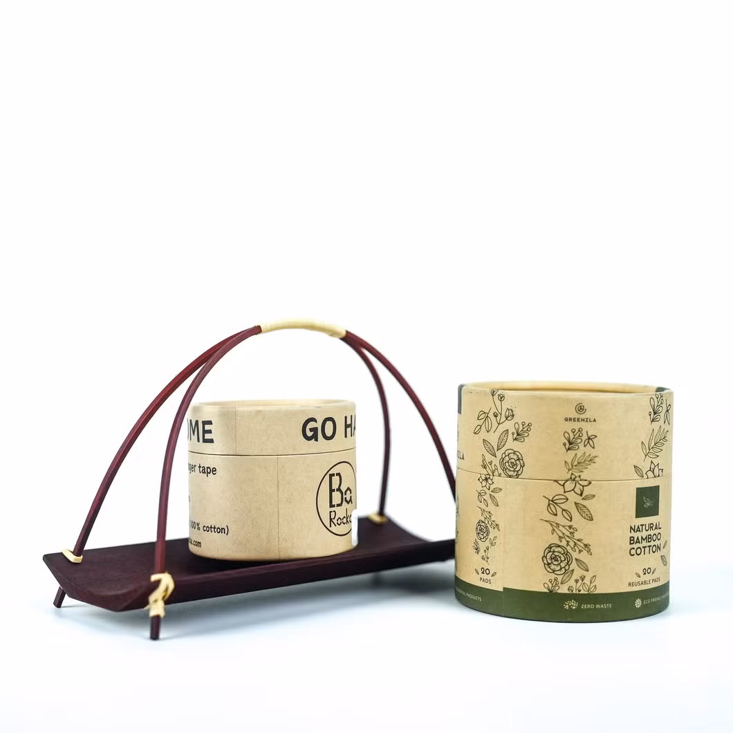 Craft Paper Packaging Box Coffee Tea Packaging Cylinder Box Tube Food Round Cylinder Cardboard