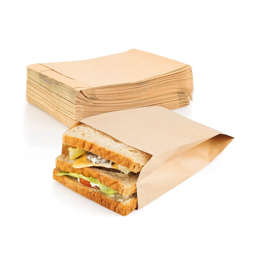 2lb Brown Paper Lunch Bags Kraft Paper Sandwich Bags