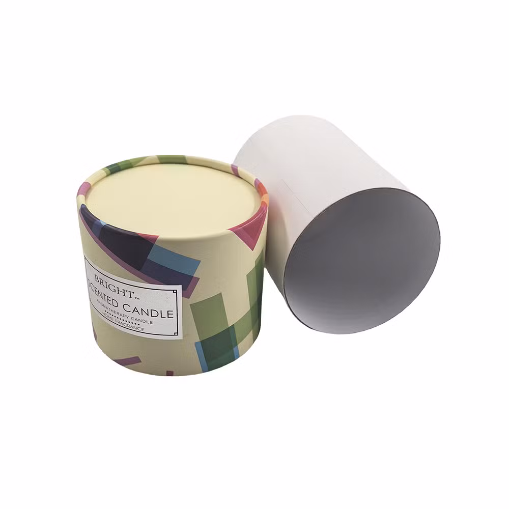 Paper Tube Cylinder Packaging Candle Box Packaging with Logo F