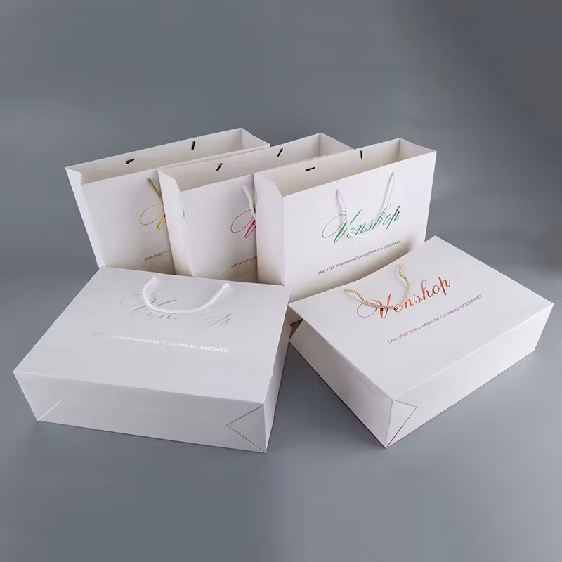 Best Selling Recyclable Biodegradable Europe Shopping Clothing Bag Packaging Luxury Gift Paper Bags Logo Large Gift Bag
