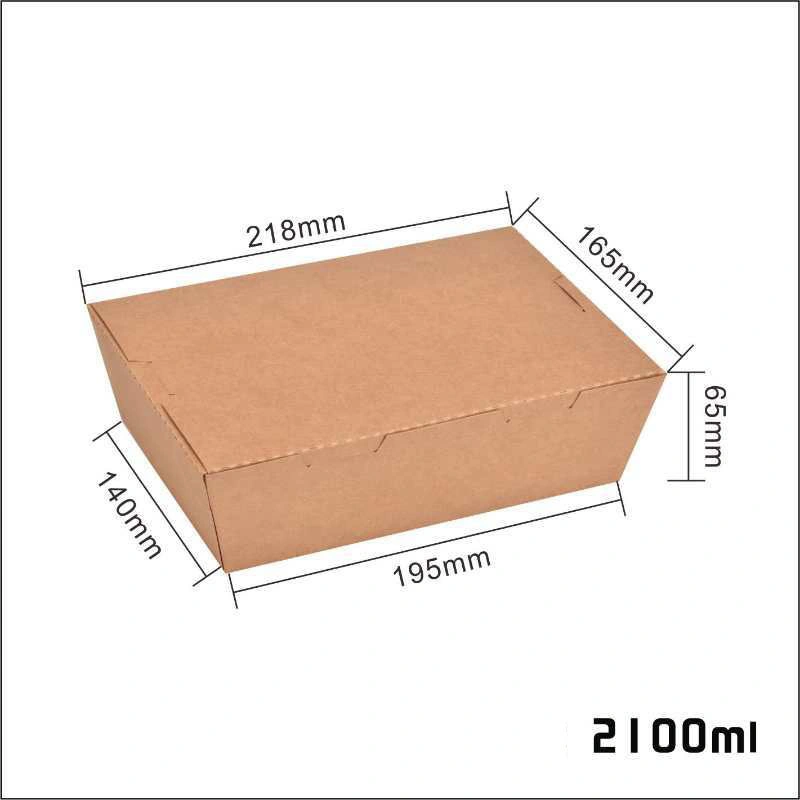 Disposable Card Board Packaging Customized Logo Burger Box Kraft Paper Takeaway Car and Fries Box Wholesale Food Box