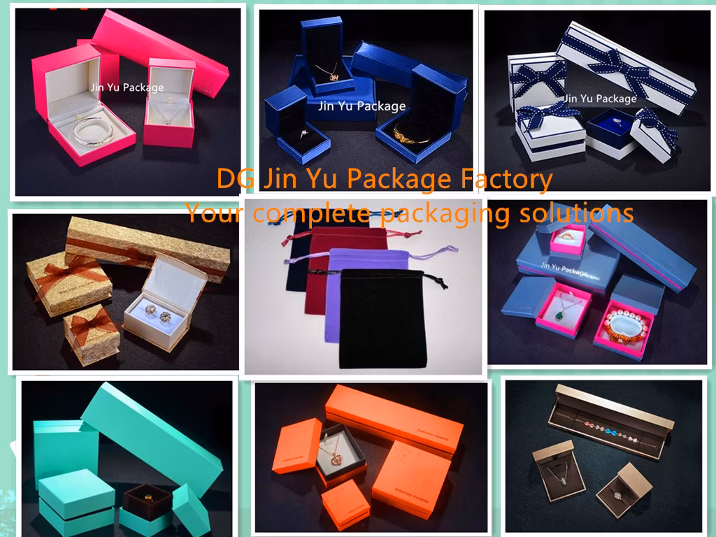 Handmade Brown Color Leather Paper Gift Necklace Jewelry Packaging Box