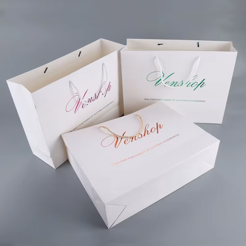Best Selling Recyclable Biodegradable Europe Shopping Clothing Bag Packaging Luxury Gift Paper Bags Logo Large Gift Bag