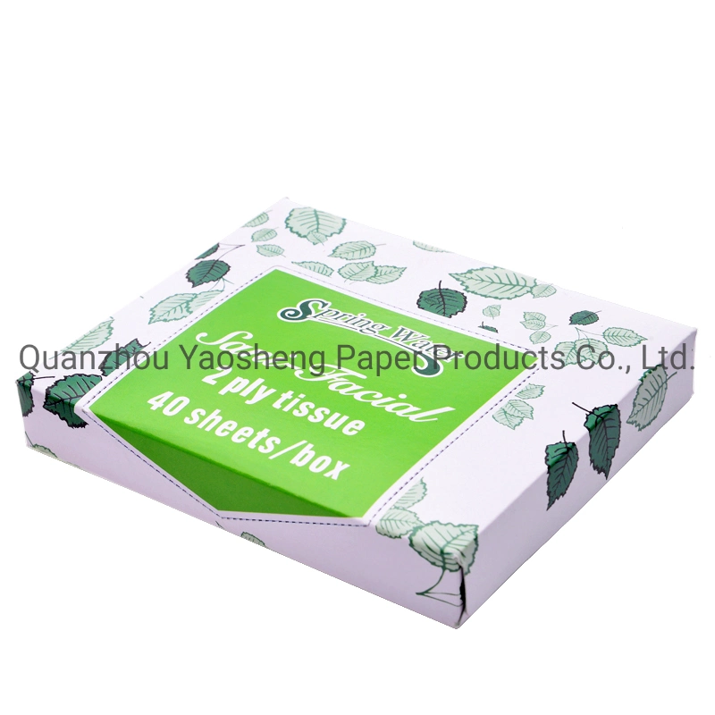 Customized Cardboard Box Tissue Paper Box Facial Tissue Box Face Tissue Paper